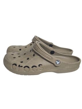 Crocs Classic Clogs Khaki Taupe Unisex Comfort Shoes W9 M7